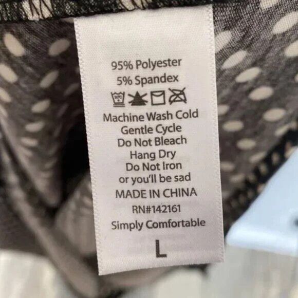 LuLaRoe Maria Maxi Sheath Dress Large Bodycon Polka Dot Black White - Picture 3 of 4